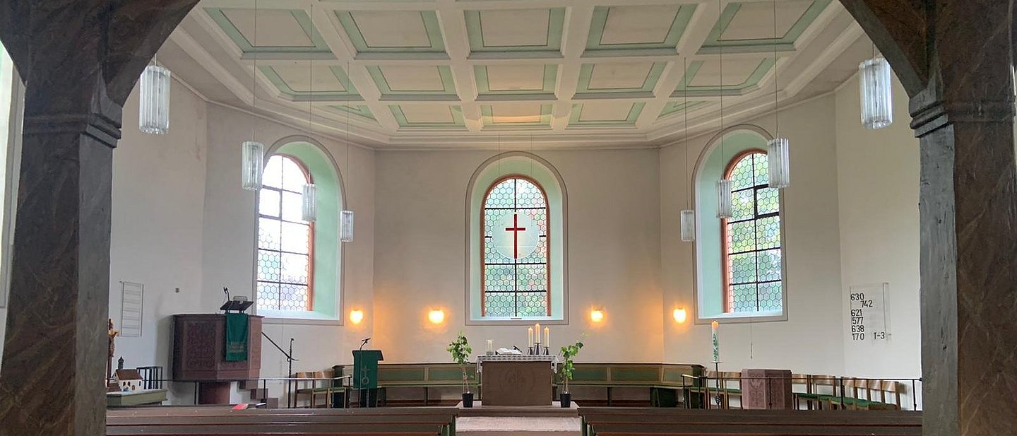 Altarraum Kirche Leiselheim