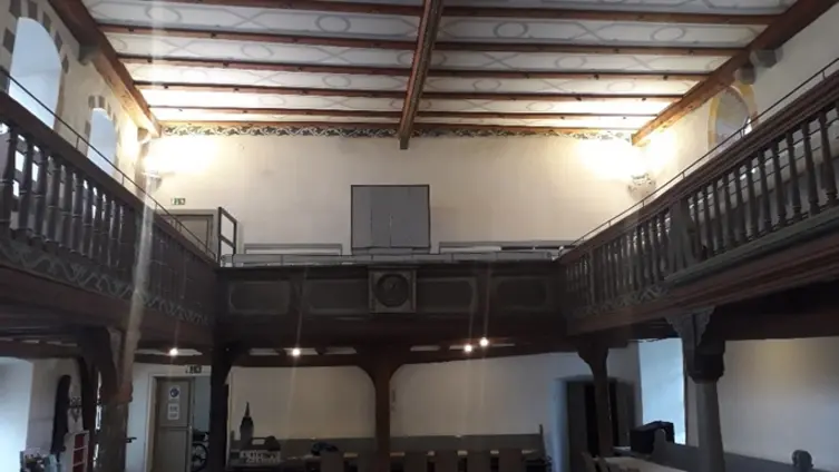 Die Texte und Fotos beruhen auf der "Besonderen Lernleistung - Geschichtsrezeption im digitalen Zeitalter: histocaching" als neue Form der Vergangenheitsbegegnung am Beispiel der Braubacher Barbarakirche." von Tobias Metz.