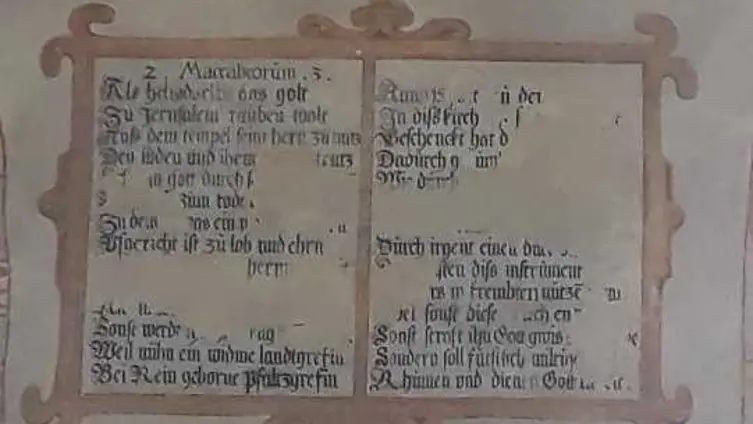 Die Texte und Fotos beruhen auf der "Besonderen Lernleistung - Geschichtsrezeption im digitalen Zeitalter: histocaching" als neue Form der Vergangenheitsbegegnung am Beispiel der Braubacher Barbarakirche." von Tobias Metz.