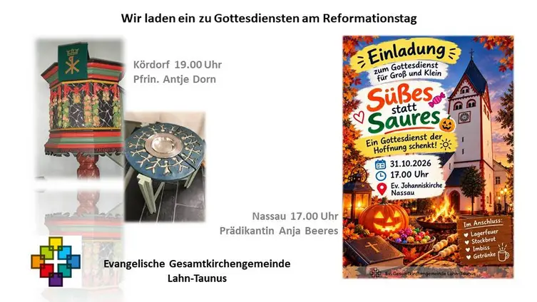 Reformationsgottesdienste 2026