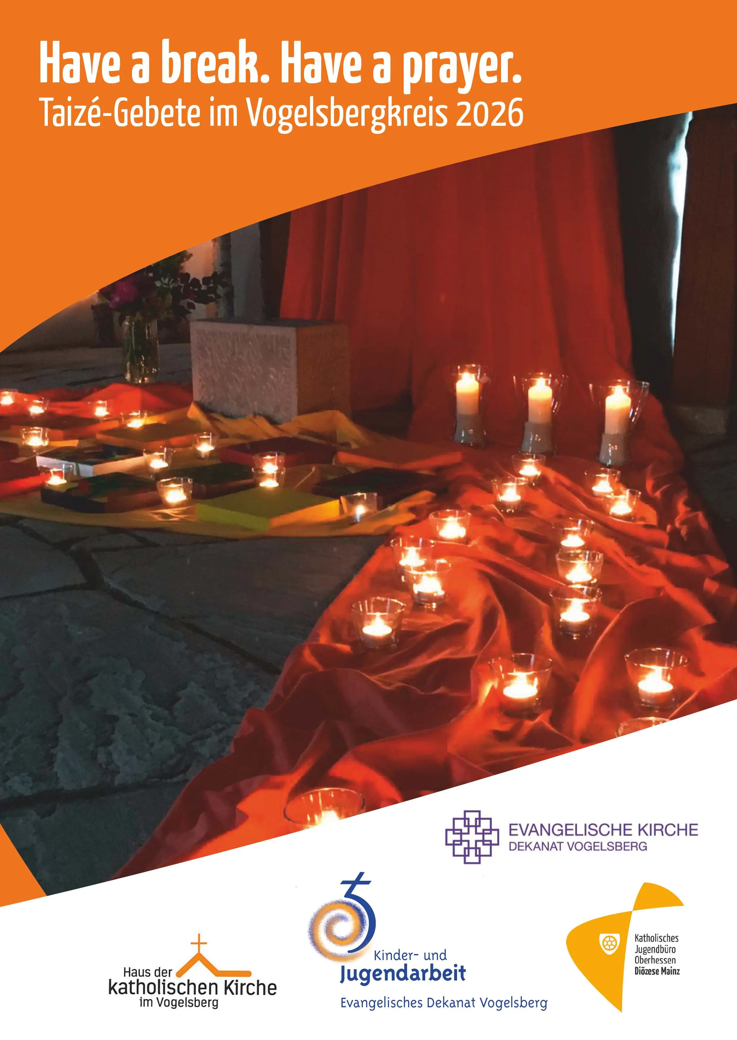 Flyer Taizé-Gebete im Vogelsbergkreis 2026