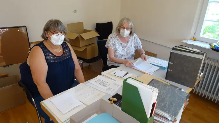 Impressionen aus der Archivbearbeitung