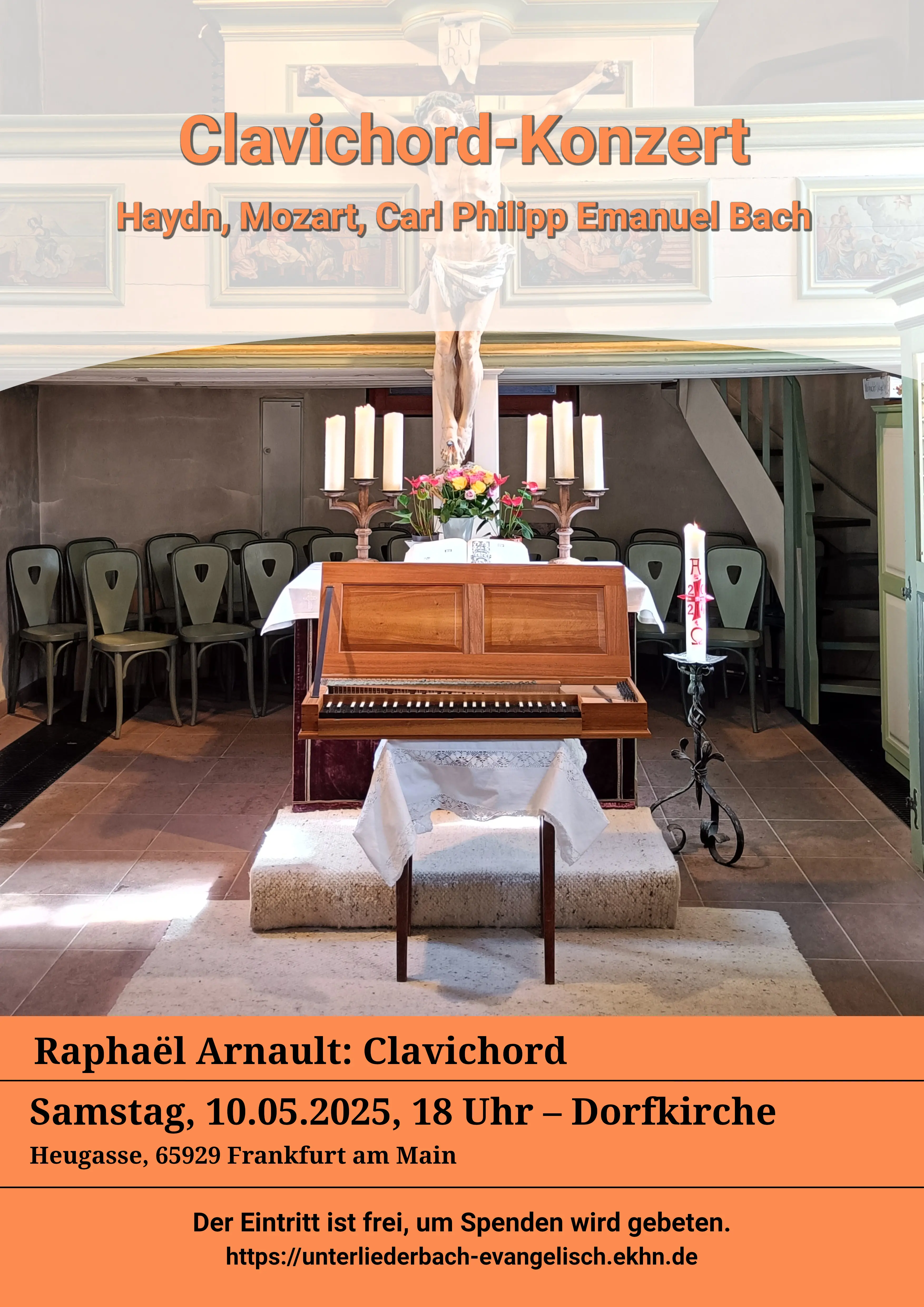 2025 Plakat Konzert Clavichord DK 10.05.2025