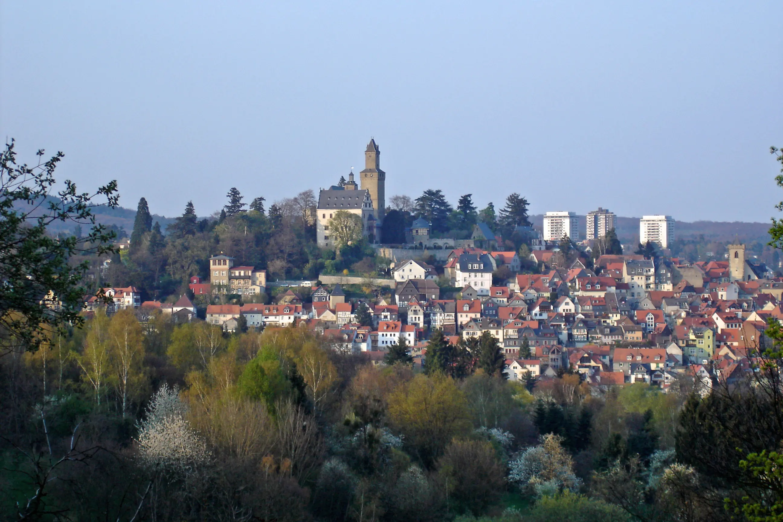 Blick auf die Stadt Kronberg