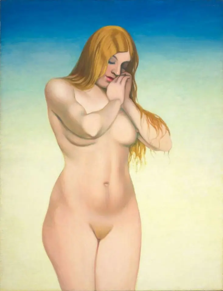 Gemälde von Félix Vallotton - Blonder Akt aus der digitalen Sammlung des Städel in Frankfurt am Main