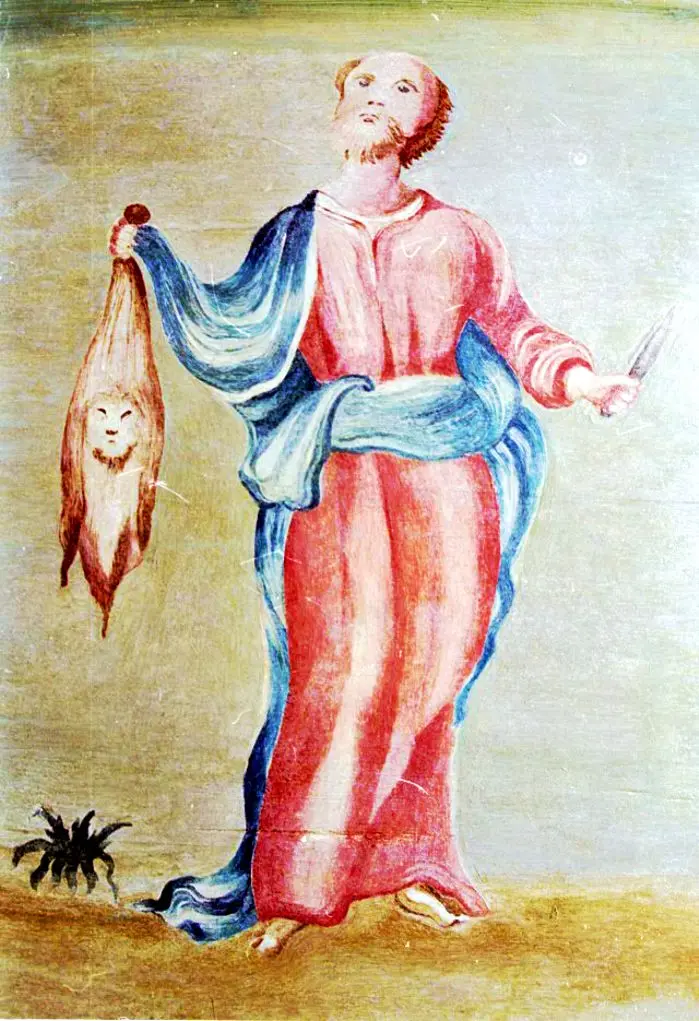 Emporenbild des Apostels Bartholomäus