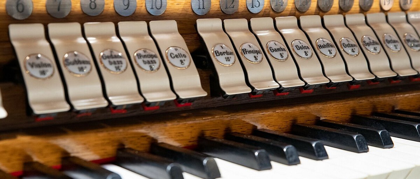 Details einer Orgel