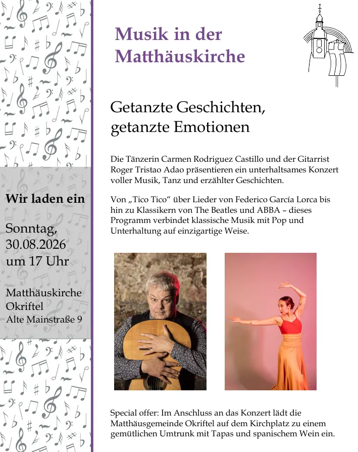Musik in der Matthäuskirche 2026