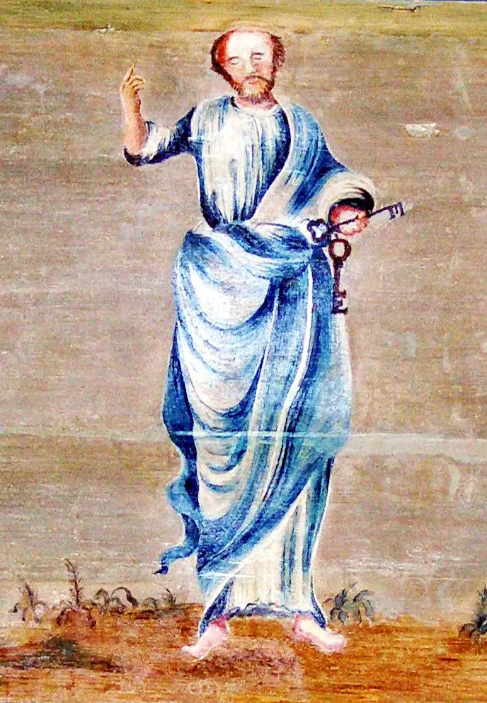 Emporenbild des Apostels Petrus