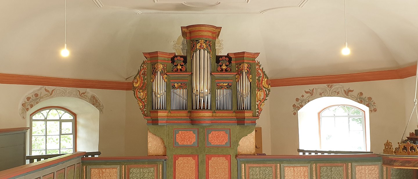 Orgel 1757 von Johann Wilhelm Schöler erbaut.