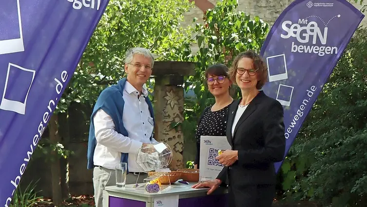 Kampagnenstart "Mit Segen bewegen" auf dem Gemeindefest in Oppenheim