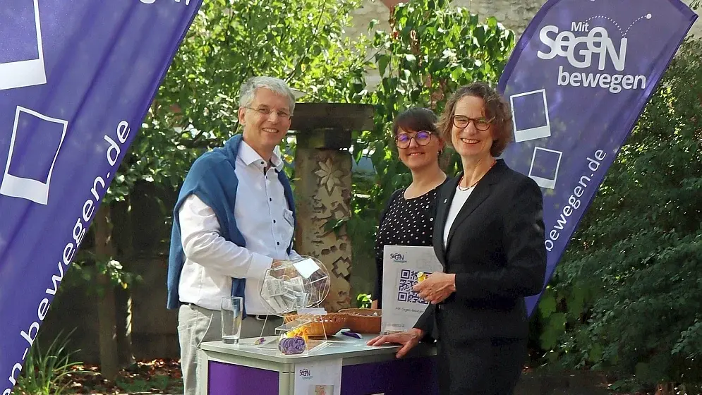 Kampagnenstart "Mit Segen bewegen" auf dem Gemeindefest in Oppenheim