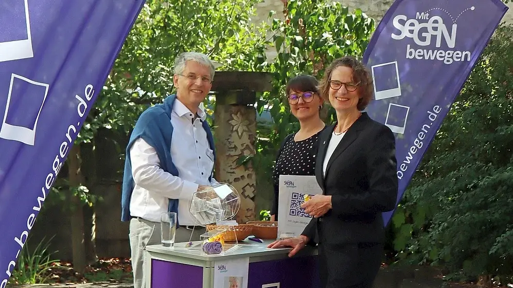 Kampagnenstart "Mit Segen bewegen" auf dem Gemeindefest in Oppenheim
