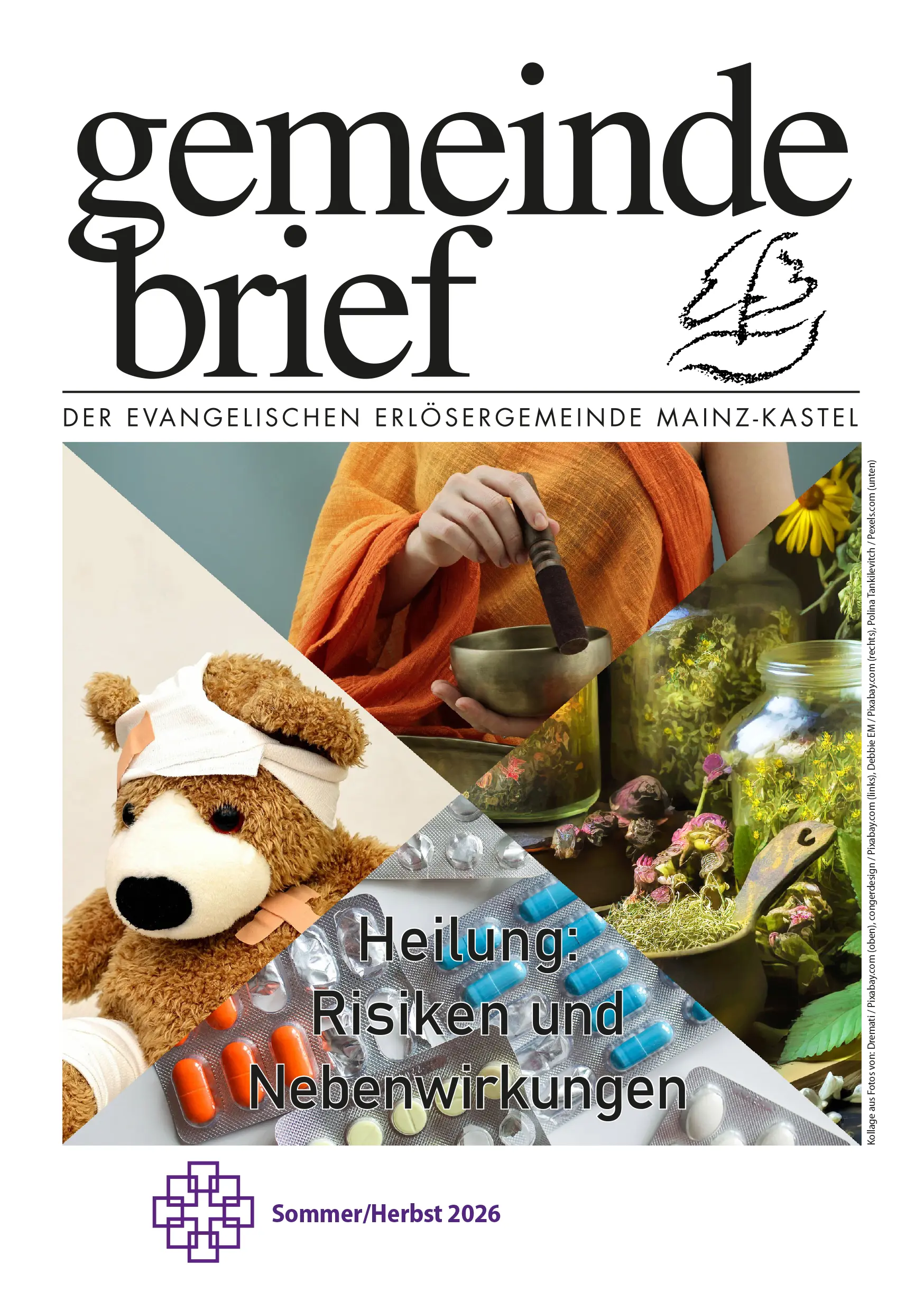 Titelseite des Sommer/Herbst-Gemeindebriefs 2026