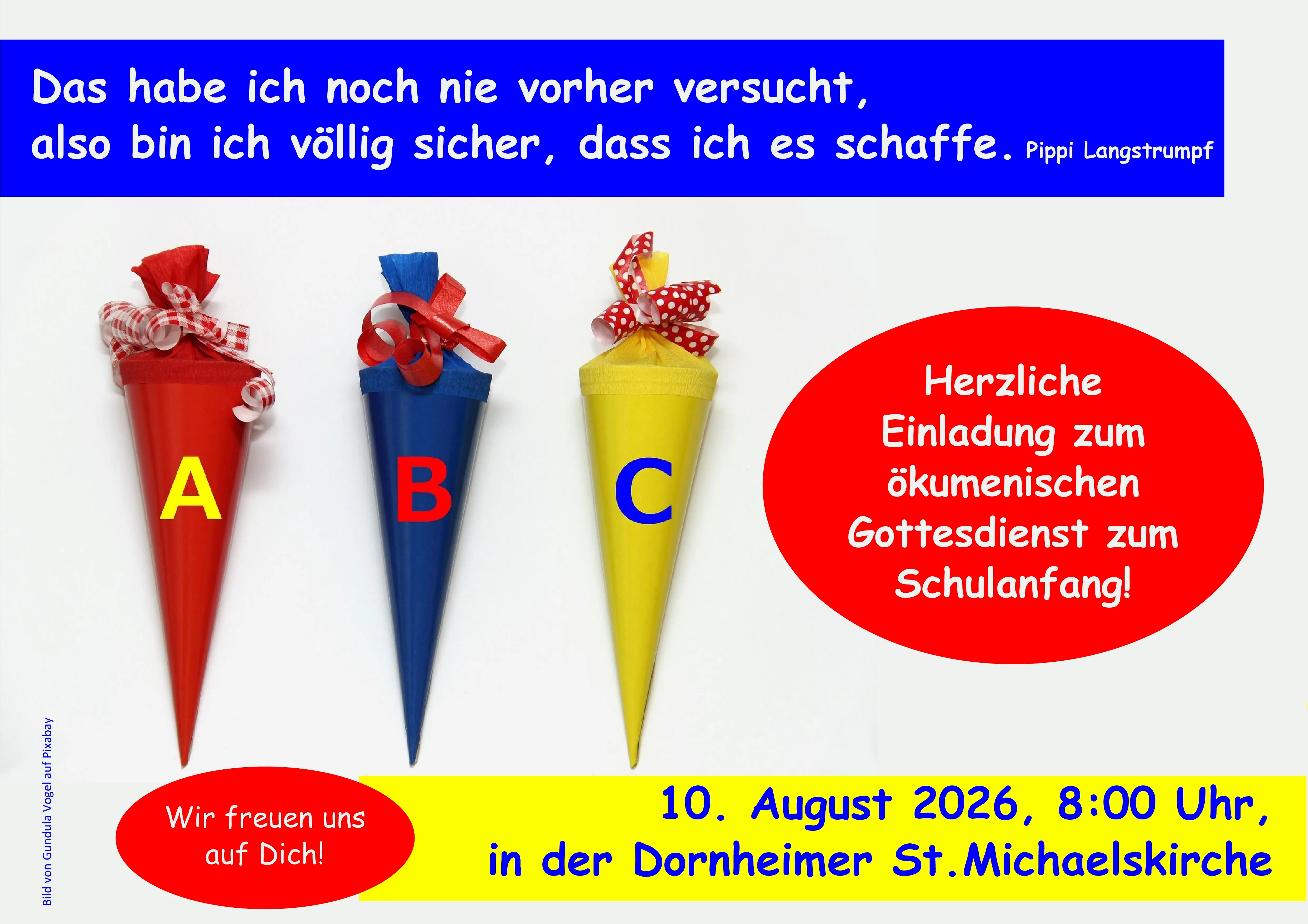 Gottesdienst zumSchulstart