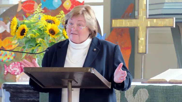 Gottesdienst mit Verabschiedung des bisherigen Kirchenvorstandes am 05.09.2021 - Prädikantin Heidi Ludolf