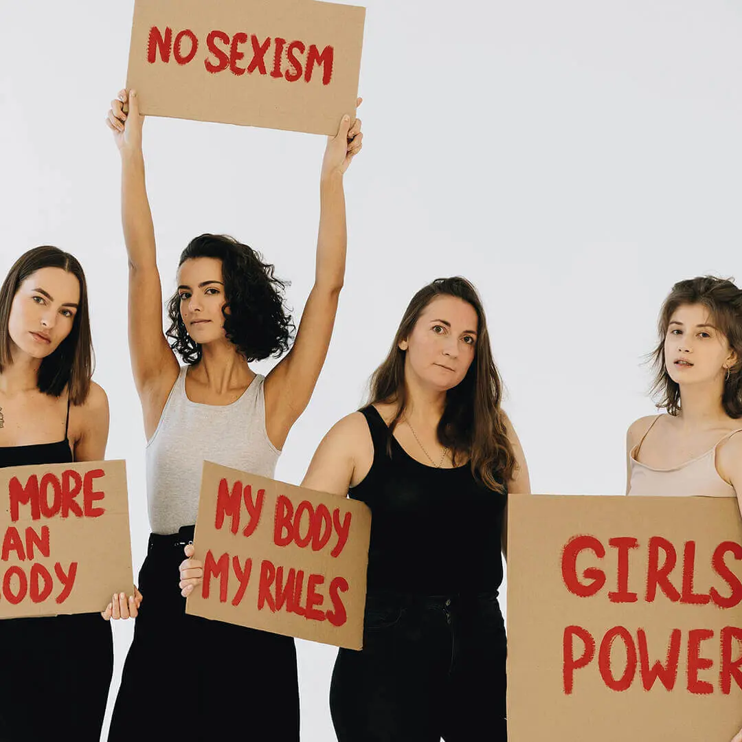 Feminismus, Frauenrechtem Girls Power, Gespräche, Diskussionen