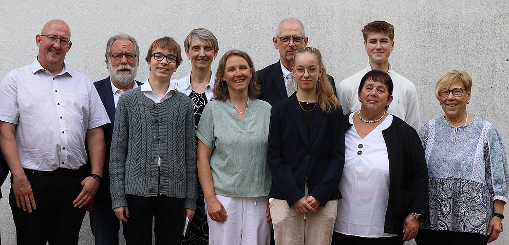 Mitglieder des Kirchenvorstands der evangelischen Kirchengemeinde Modau 2025