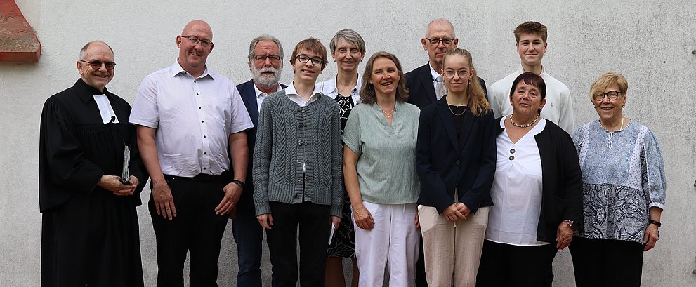 Mitglieder des Kirchenvorstands der evangelischen Kirchengemeinde Modau 2025