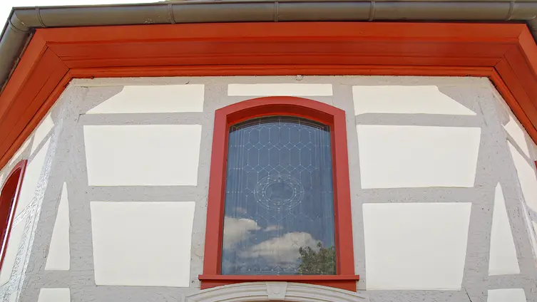 Historische Fachwerkkirche Worfelden von 1696