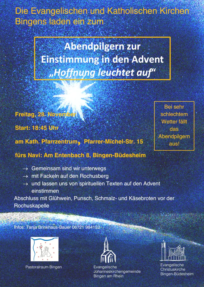 Poster Abendpilgern