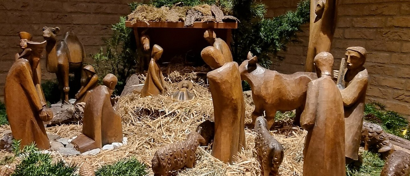 Weihnachtskrippe in der Martinikirche Bielefeld Gadderbaum