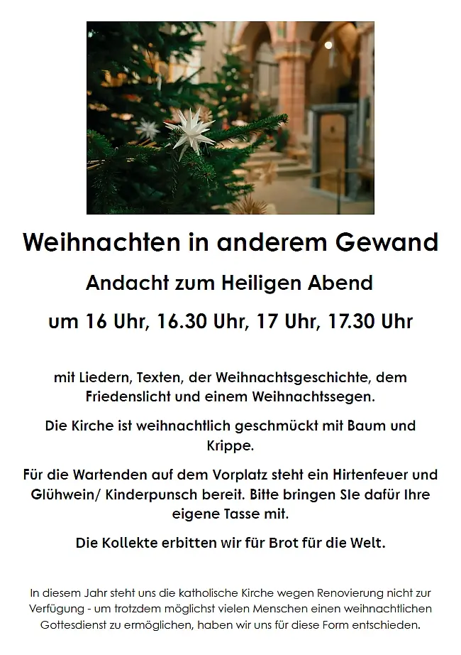 Nieder-Olm Weihnachtsandachten