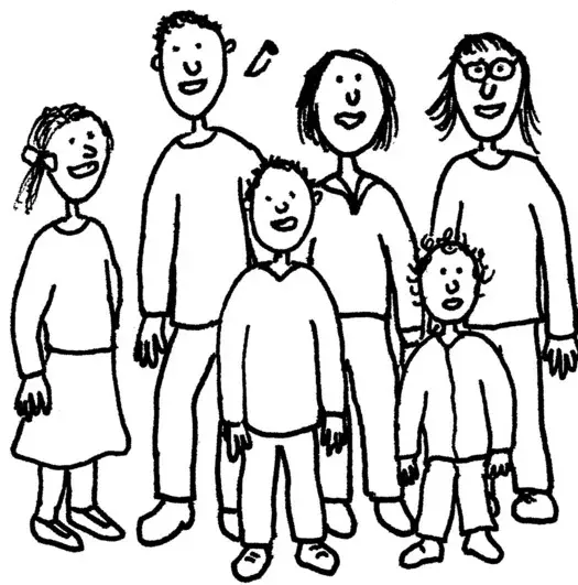 Zeichnung Kinderchor