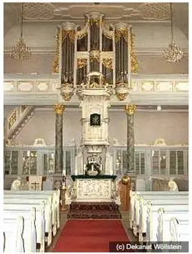 Kirchenmusik als Teil der Verkündigung, mit Bild der Orgel der ev. Kirche in Fürfeld