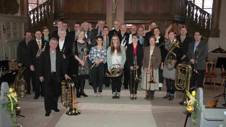 Evangelischer Posaunenchor Höchst (Gruppenbild)
