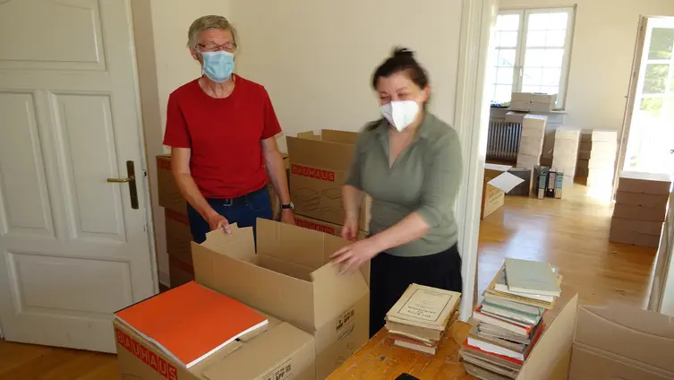 Impressionen aus der Archivbearbeitung