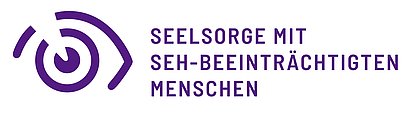 Logo der Seelsorge mit seh-beeinträchtigten Menschen