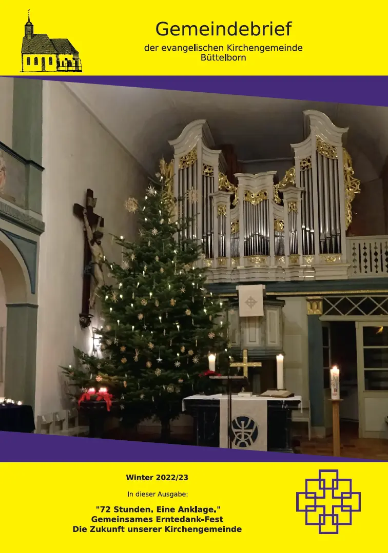 Titelseite Gemeindebrief 2022/23