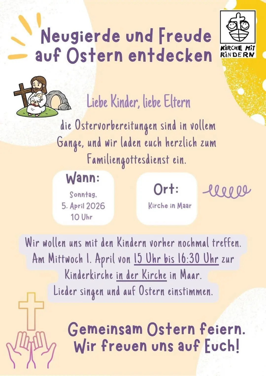 Neugierde und Freude auf Ostern entdecken