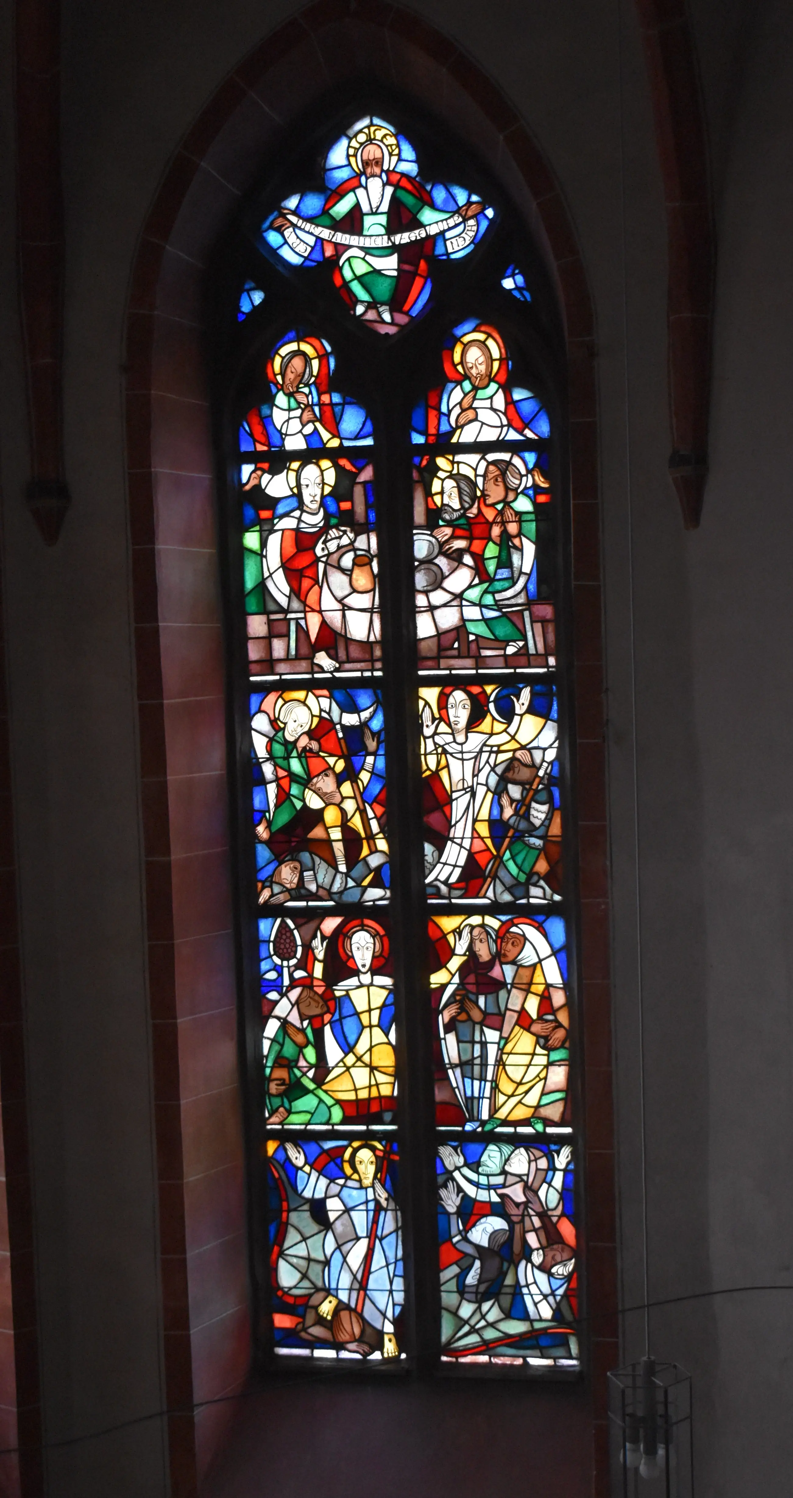 Auferstehung, Fenster, Kirche Dausenau, St. Kastorkirche, Auferstehungsfenster