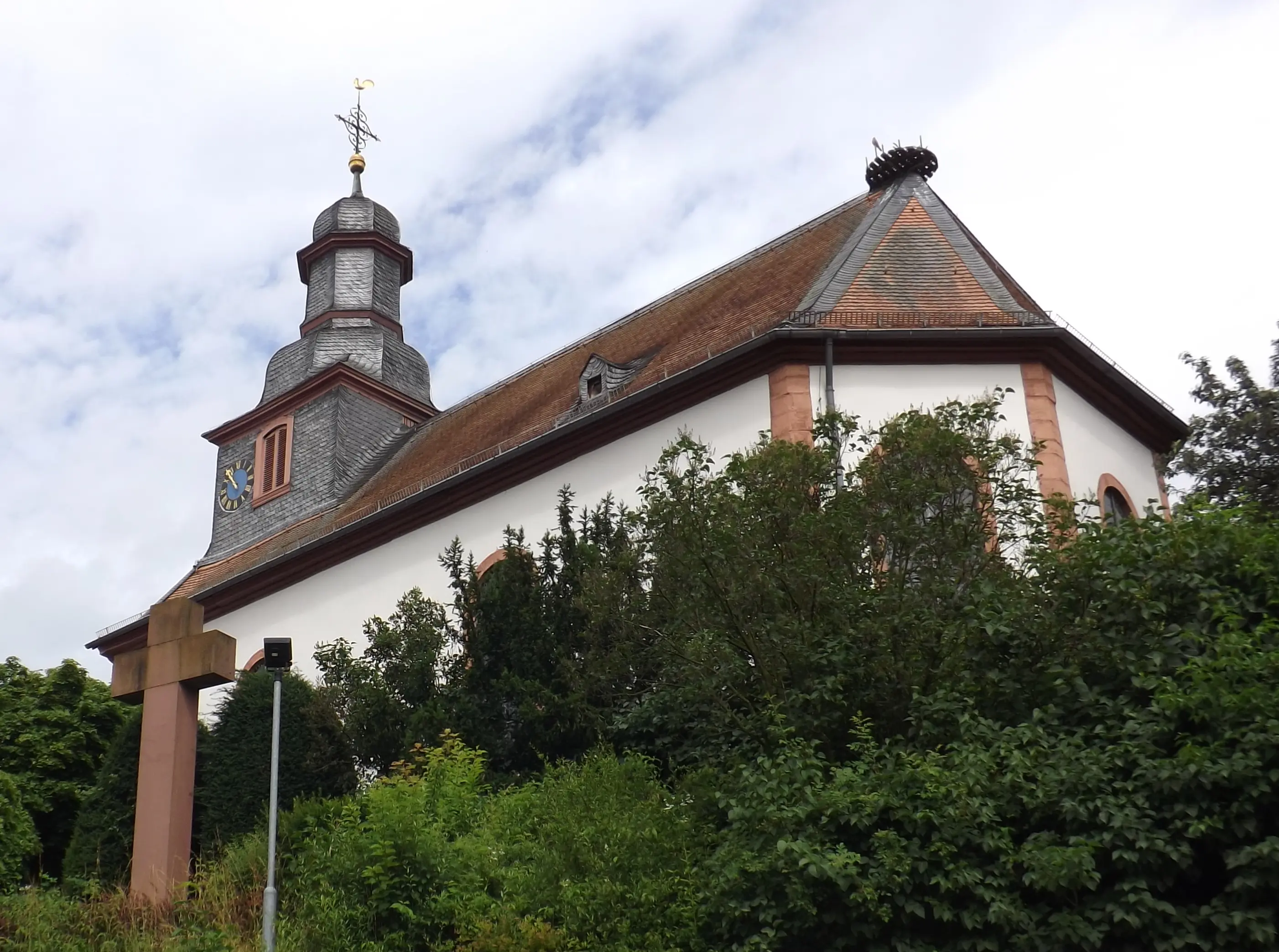 Ansicht der Spachbrücker Kirche