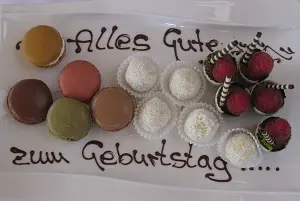 Geburtstagsgruß mit Pralinen