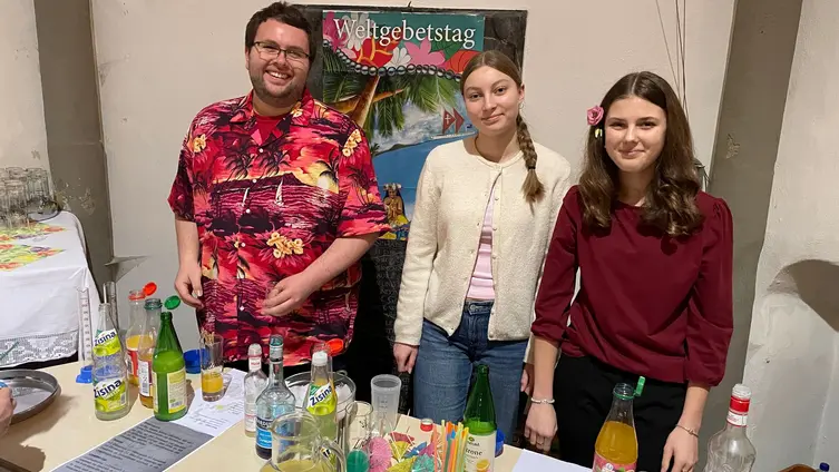 Das Foto zeigt den Gottesdienst am Weltgebetstag der Frauen in der Barbarakirche.