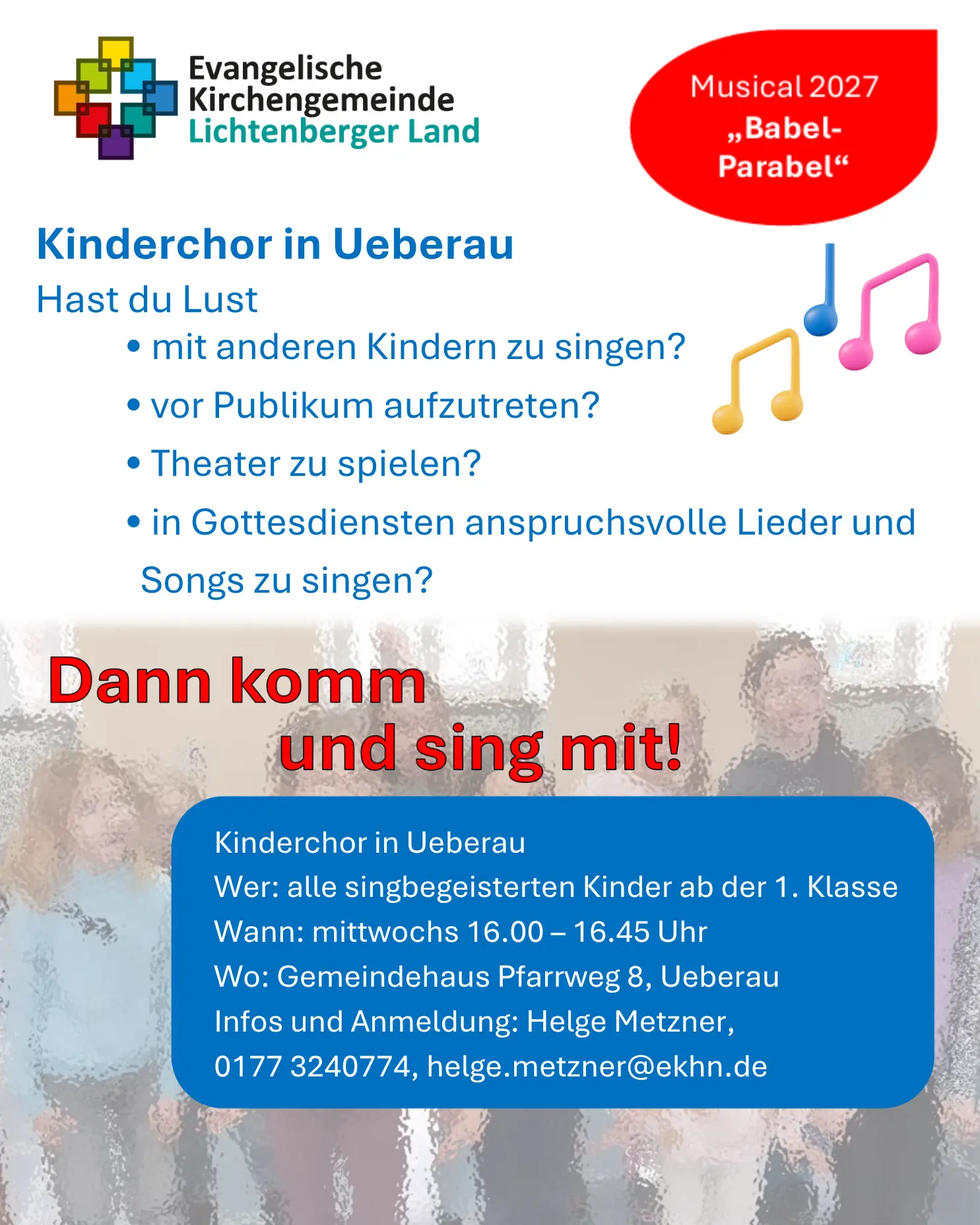 Kinderchor in Ueberau