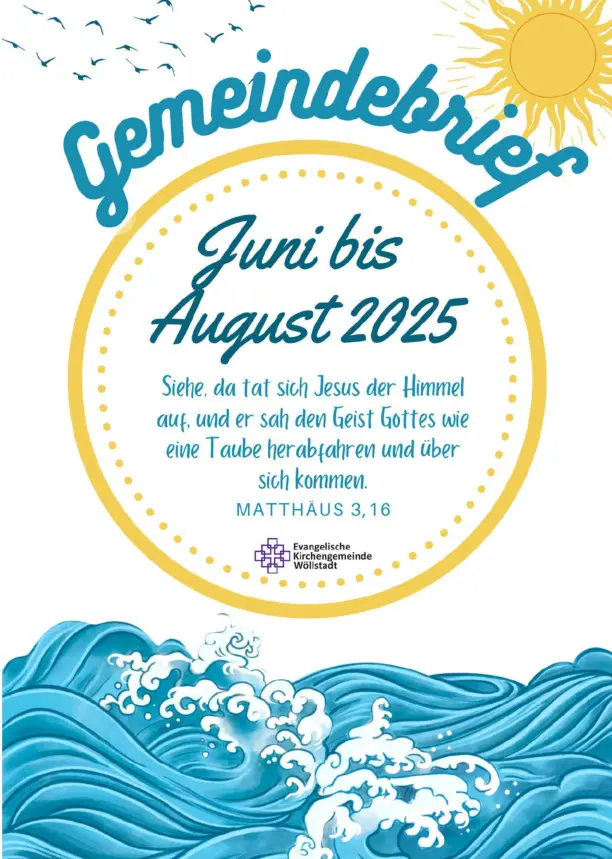 Gemeindebrief Juni-August 2025