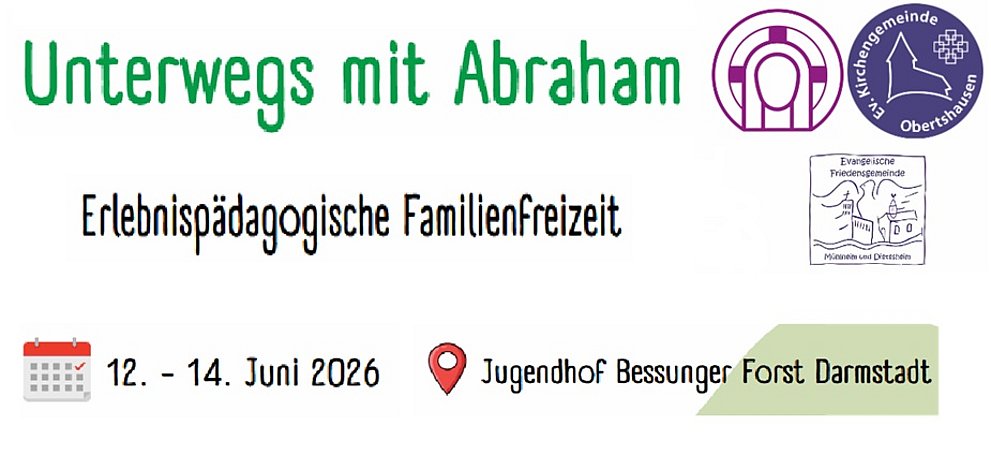 Informationen zur Familenfreizeit im Juni 2026