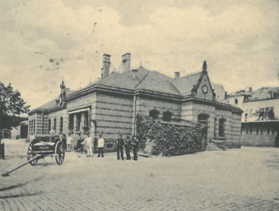 Alte Ansicht des Gebäudes