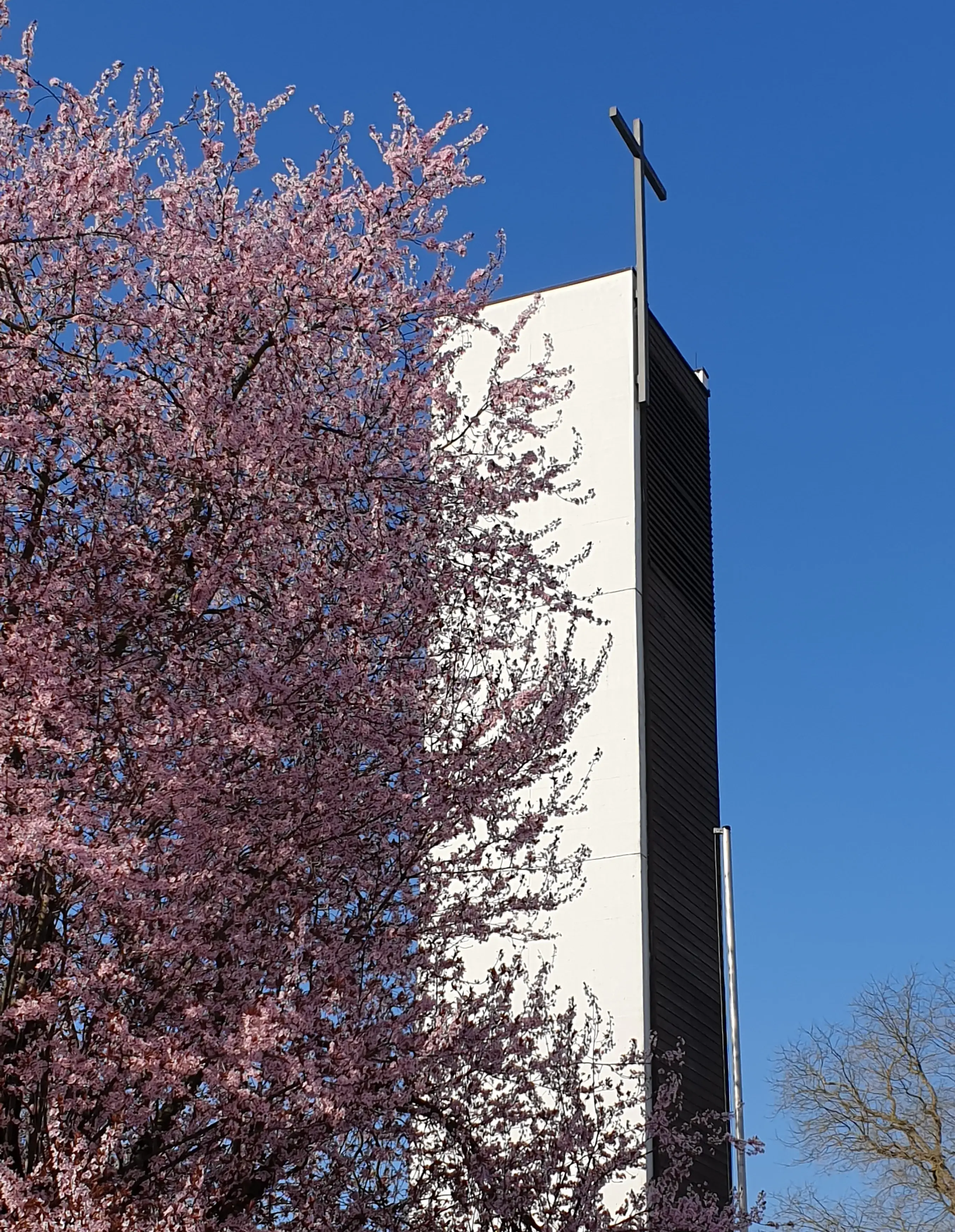 Der frei stehende Glockenturm in Münster
