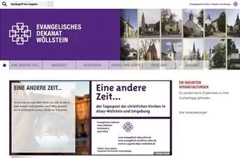 Informationen zum Dekanat Alzey-Wöllstein...