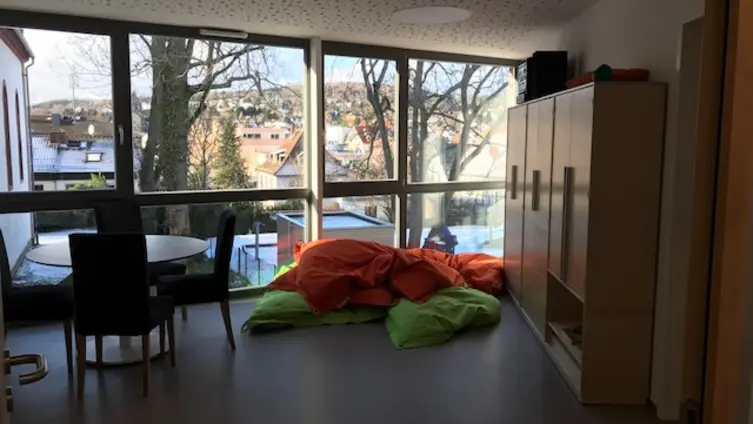 Bücher und Gesprächszimmer