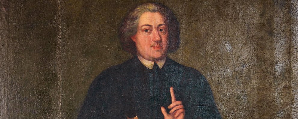 Porträt von Martin Luther in der evangelischen Kirche Burgholzhausen