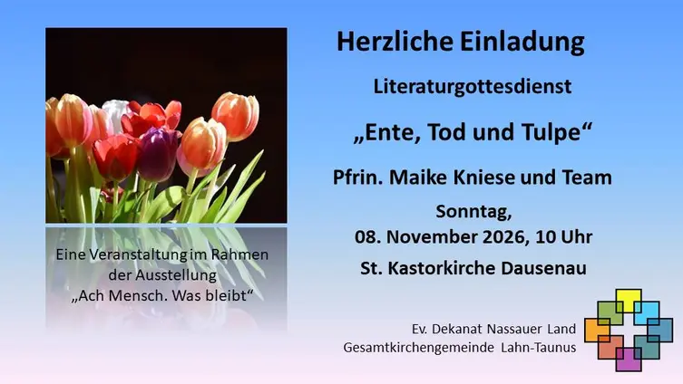 Literaturgottesdienst 08.11.2026