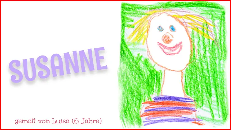 Gemaltes Bild von Susanne