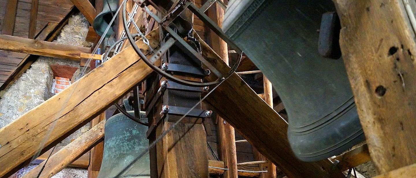 Die Glocken im Turm der Alten Martinskirche