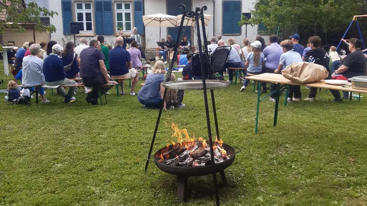 Familiengottesdienst im Pfarrgarten